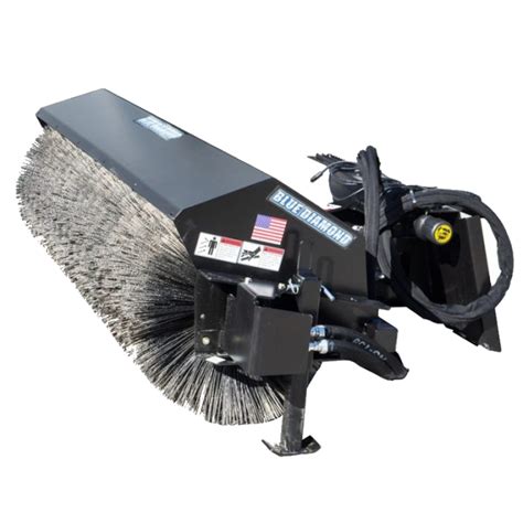 Blue Diamond Series Heavy Duty Rotating Angle Broom Accudraulics