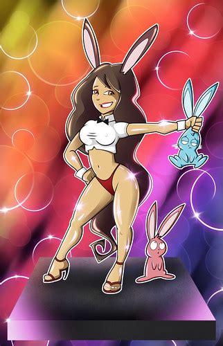 Oiled Bunny Ilustracion Creada Por Diversi N Fernando Vilches