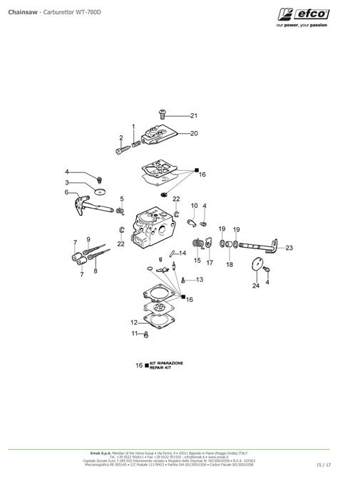Бензопила EFCO MT 440 (Euro I)