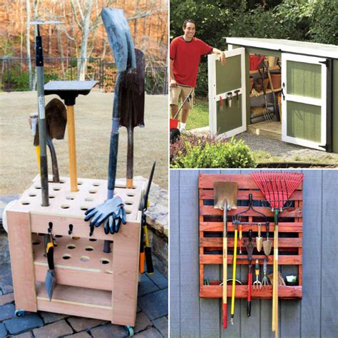 17 Easy DIY Garden Tool Storage Ideas