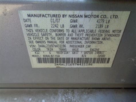 Module De Commande Moteur D Occasion Convient Nissan Altima