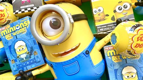 Unboxing New Minions Toys Huge Unboxing No Talking Video Youtube