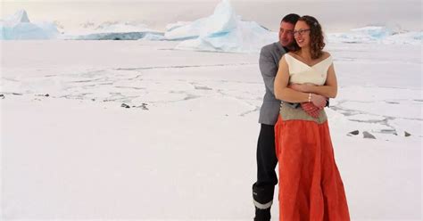 Couple Become First Ever To Marry In British Antarctic Wedding And