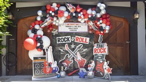 Rock 'n' Roll Birthday Party for Tweens - Fern and Maple