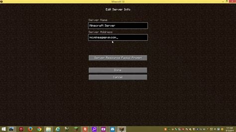 Minecraft Server Ip Address 3 Youtube