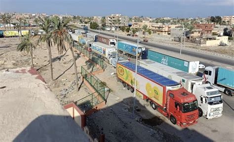 More Trucks With Fuel Humanitarian Supplies Head To Gaza Amid Israel