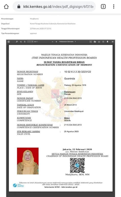 Detail Surat Tanda Registrasi Perawat Koleksi Nomer 34