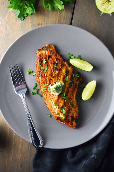 Grilled Blackened Catfish With Cilantro Lime Butter Recipe Cilantro