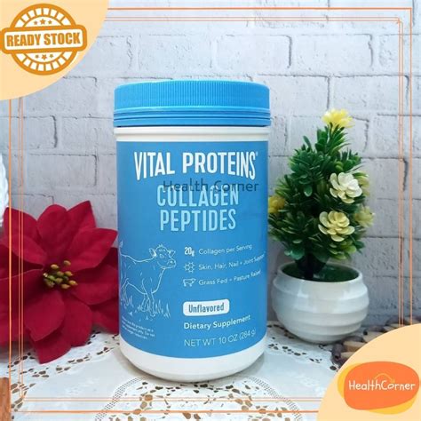 Jual Vital Protein Collagen Peptides Unflavored 284gr Shopee Indonesia