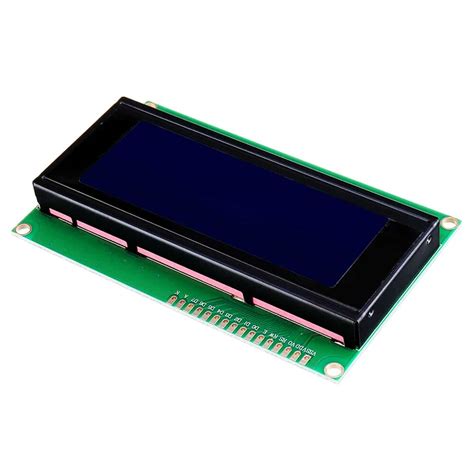 20x4 Character LCD Display Module With LED Backlight White On Blue