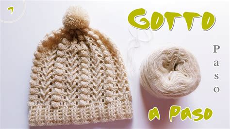 Como Tejer Paso A Paso Gorro A Crochet Ganchillo En Punto Popcorn En