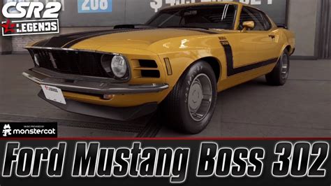 Csr Racing 2 Csr 2 Legends Ford Mustang Boss 302 Izzys Challenge