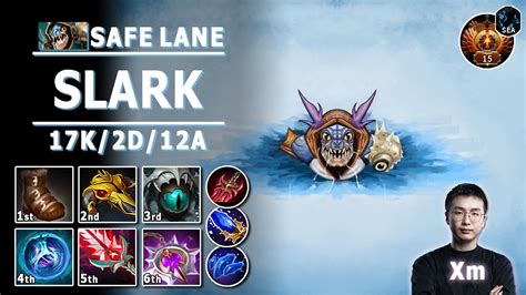 Slark Safe Lane Carry 732b Xm Pos 1 Slark Play Dota 2 Immortal Gameplay Youtube