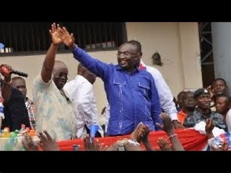 Nana Addo And Bawumia Arrives In Ejisu For Final Mega Rally Aduomi