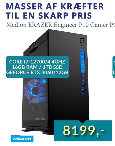 Medion Erazer Engineer P10 Gamer Pc Tilbud Hos Cbc