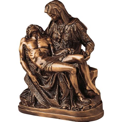 Statua Pieta H Fusione A Cera Persa Biondan