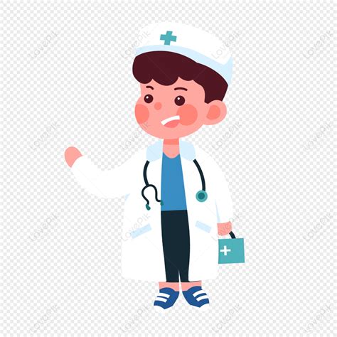 Doctors Cartoon Character Light Vector Cartoon Light PNG White