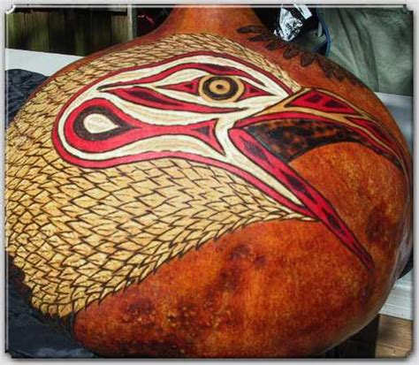 Gourd Art: Nature-Inspired - Elwha River Gourd Art