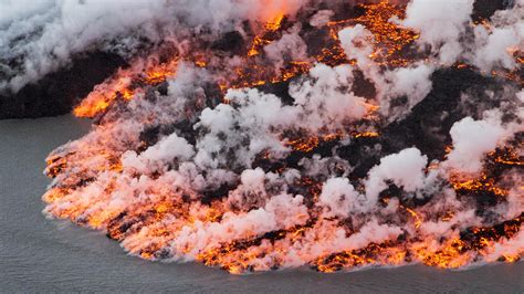 Impresionantes Imágenes Del Río De Lava Y Hielo Del Volcán Bardarbunga Shows Despierta América