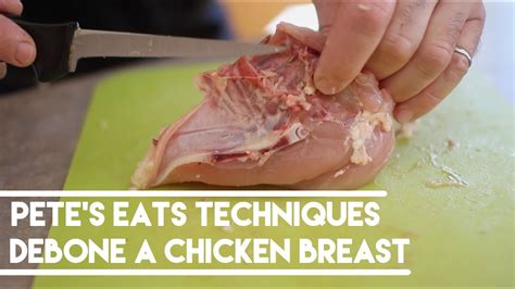 How To Debone A Chicken Breast Youtube