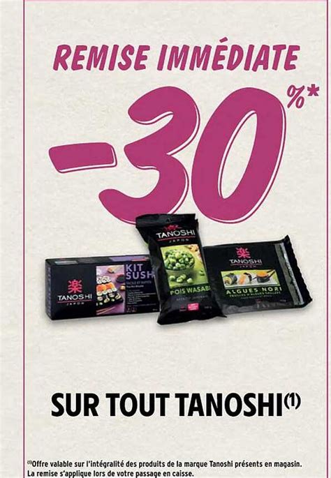 Promo Tanoshi Chez Intermarch Contact Icatalogue Fr