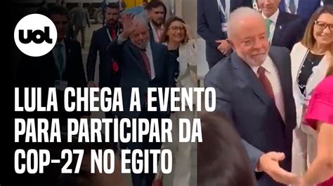 Lula Chega A Evento No Egito Para Participar Da COP 27 YouTube