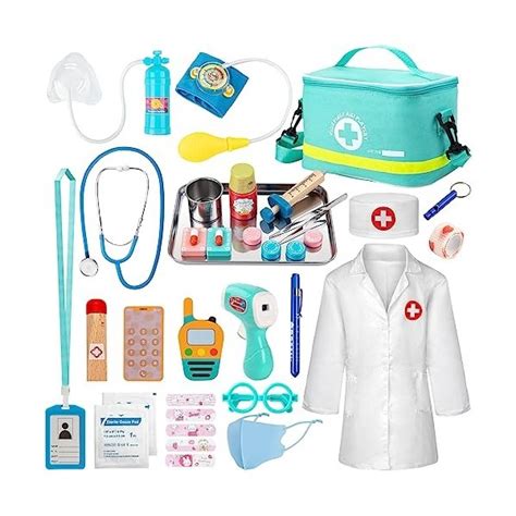 Sundaymot Malette Docteur Enfant Avec V Ritable St Thoscope Therm