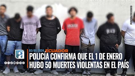 Policía confirma que el 1 de enero hubo 50 muertes violentas en el país