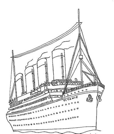 Ausmalbilder Titanic Kostenlos Malvorlagen Zum Ausdrucken