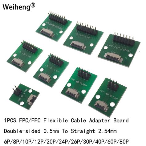 Pcs Fpc Ffc Flexible Cable Adapter Board Double Sided Mm To