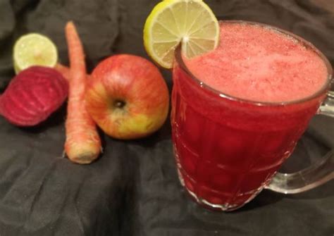 Abc Juice Apple Beet Carrot Juice Recipe By Tina Matta Opskrift