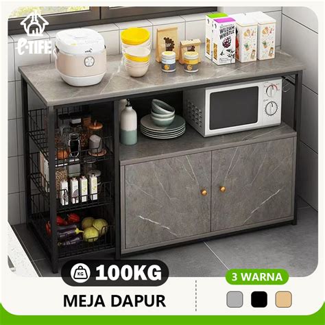 Jual Antsun Rak Dapur Susun Minimalis Rak Oven Microwave Bumbu Dapur