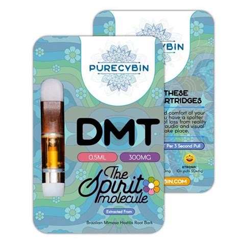 DMT Cart .5ml Purecybin – 300mg DMT - Magic Myco