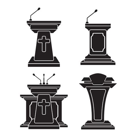 Pulpit symbol icon,logo vector illustration design template 24354673 Vector Art at Vecteezy