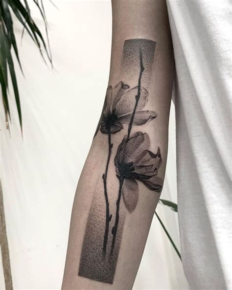 TATTOO ARTIST ТАТУ ТУЛА on Instagram X Ray flowers Свободные