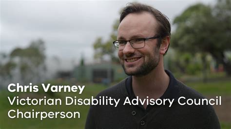 Chris Varney Victorian Disability Advisory Council Chairperson Youtube