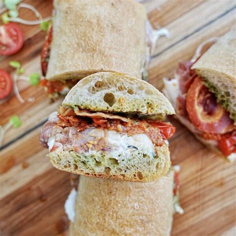 Crispy Pancetta Caprese Sandwich Chasing Cravings