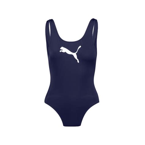 Купальник PUMA Swim Women Swimsuit 1P | 80 - Blue | Puma