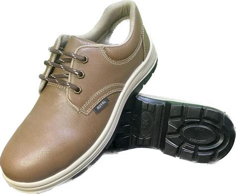 Safety Shoe Brown Leather At Rs Pair Leather Safety Shoes In