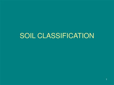 Ppt Soil Classification Powerpoint Presentation Free Download Id