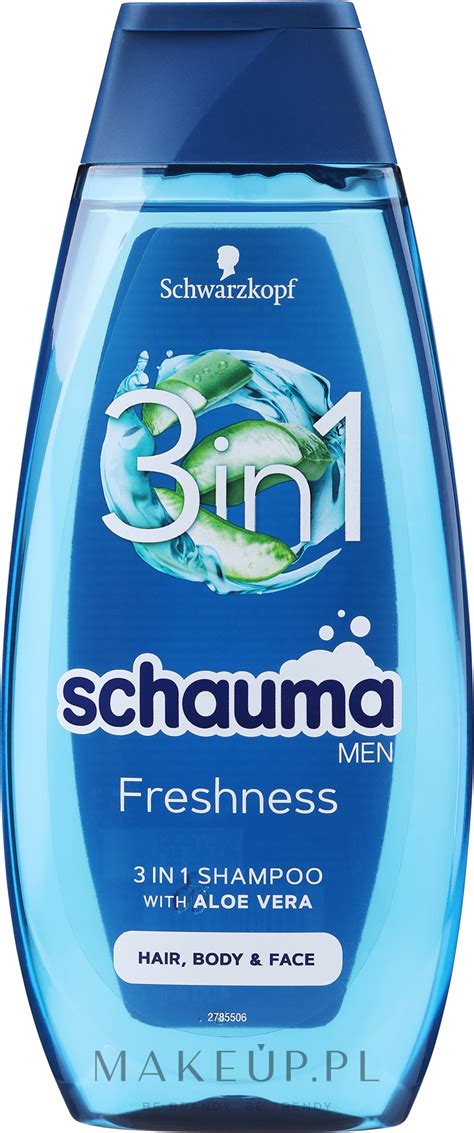 Schauma Men Sea Minerals Aloe Vera 3 In 1 Shampoo Szampon Dla