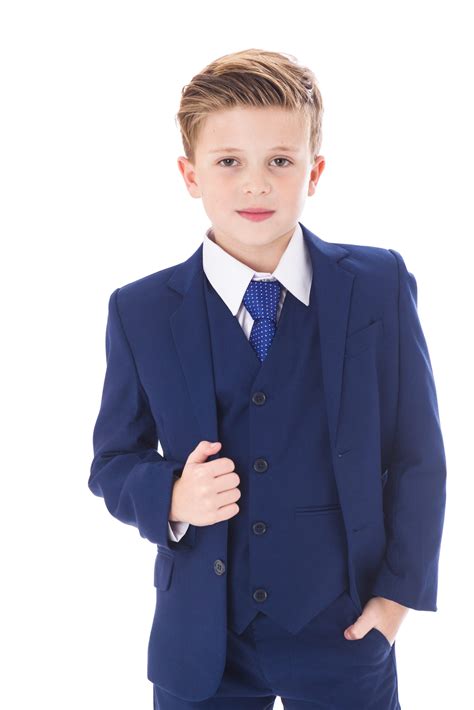 Boys 5 Piece Suit Royal Blue – Occasionwear for Kids