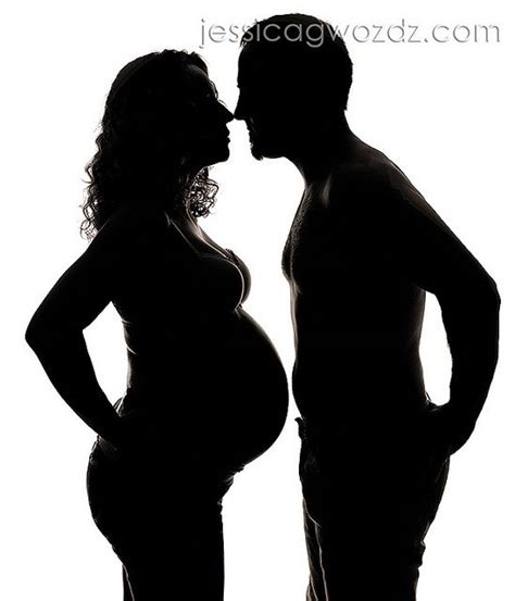 Maternity Couple Silhouette Pregnant Couple Maternity Silhouette