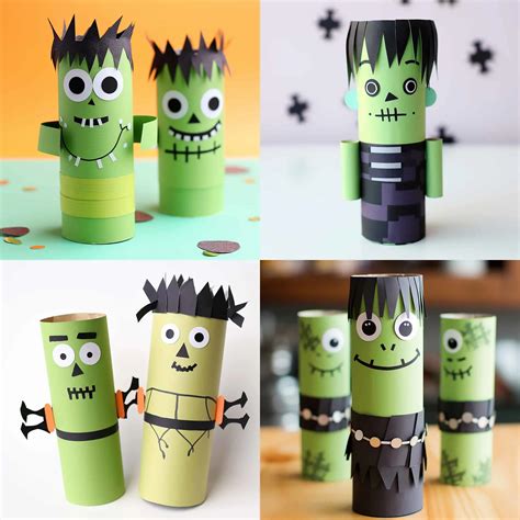 Halloween Paper Tube Crafts