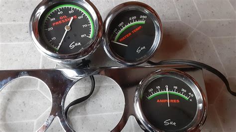 Vintage Sun Green Line Gauges These Are Sold The Hamb