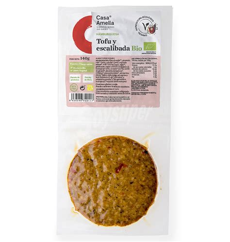 Casa Amella Hamburguesa Tofu Escalibada Bio 140 G