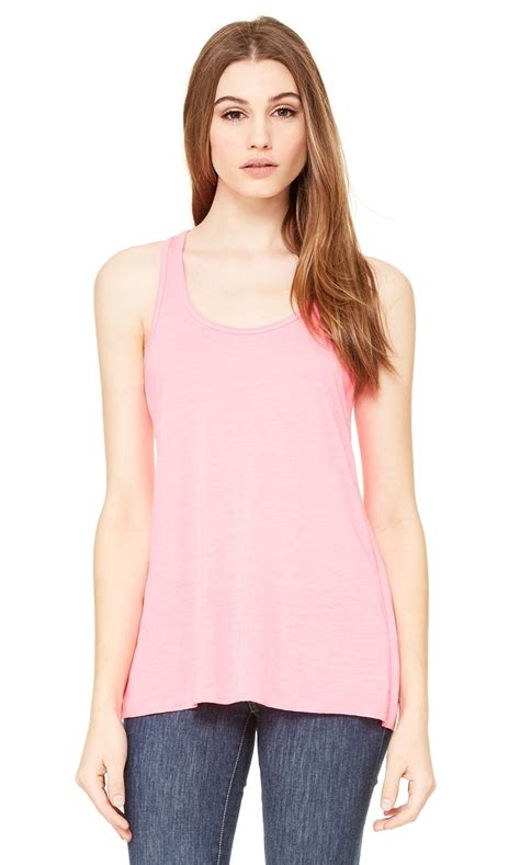 Bellacanvas The Bella Canvas Ladies Flowy Racerback Tank Top