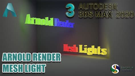 Ds Max Lighting With Arnold Render Arnold Mesh Glowing Objects In