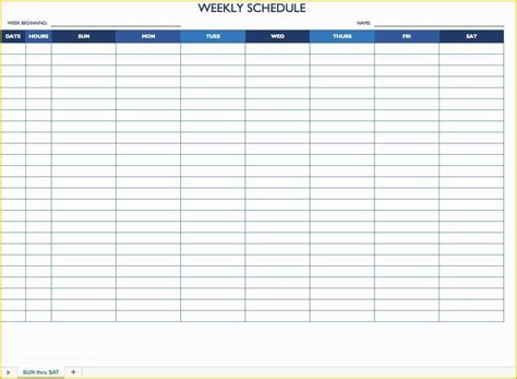 Excel Work Schedule Template Free Of Free Daily Schedule Templates for Excel Smartsheet ...