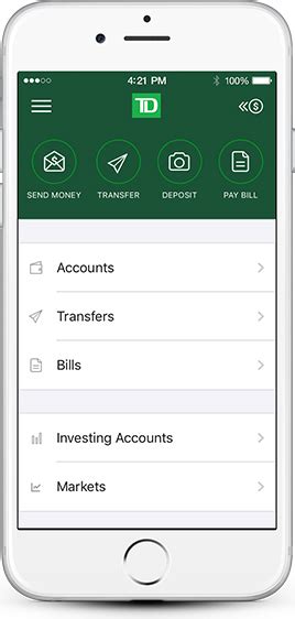 Td App Electronic Banking Td Canada Trust